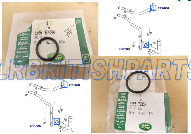 OES Genuine Water Pipe O-Ring for select Land Rover Discovery//Range Rover models