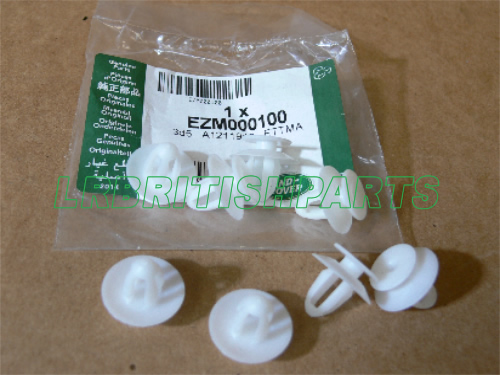 GENUINE LAND ROVER TAILGATE UPPER CLIPS RANGE ROVER 03-05  06-09 10-12 SET OF 8 OEM NEW EZM000100