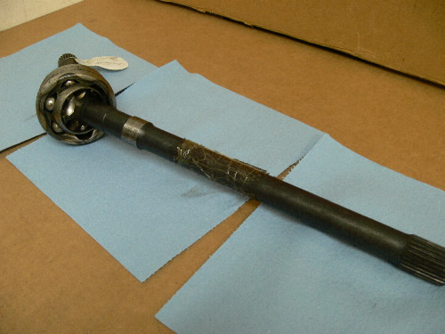 GENUINE LAND ROVER DRIVESHAFT FRONT 24 SPLINE DEFENDER DISCOVERY I RANGE R CLASSIC TDB500280 USED