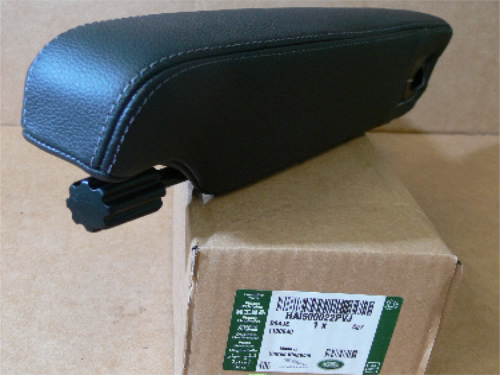 GENUINE LAND ROVER FRONT SEAT ARMREST LR3 LH BLACK OEM NEW HAI500022PVJ