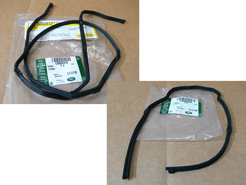 GENUINE LAND ROVER TIMING COVER GASKET SET RANGE ROVER 06-09 LR3 RANGE ROVER SPORT 05-09 OEM LJQ500020+LR000319