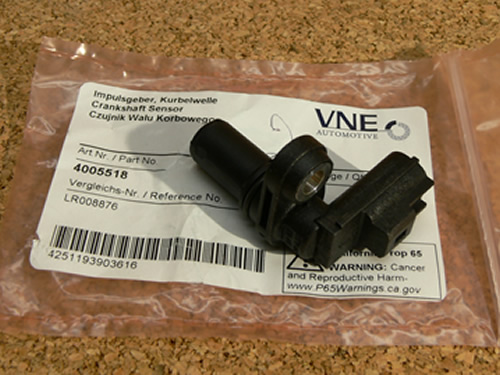 LAND ROVER CRANKSHAFT SENSOR LR4 RANGE ROVER SPORT 10-13 RANGE ROVER 10-12 NEW LR008876