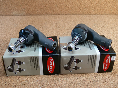 LAND ROVER STEERING TIE ROD END LR3  NEW SET OF 2 LR010671 DELPHI