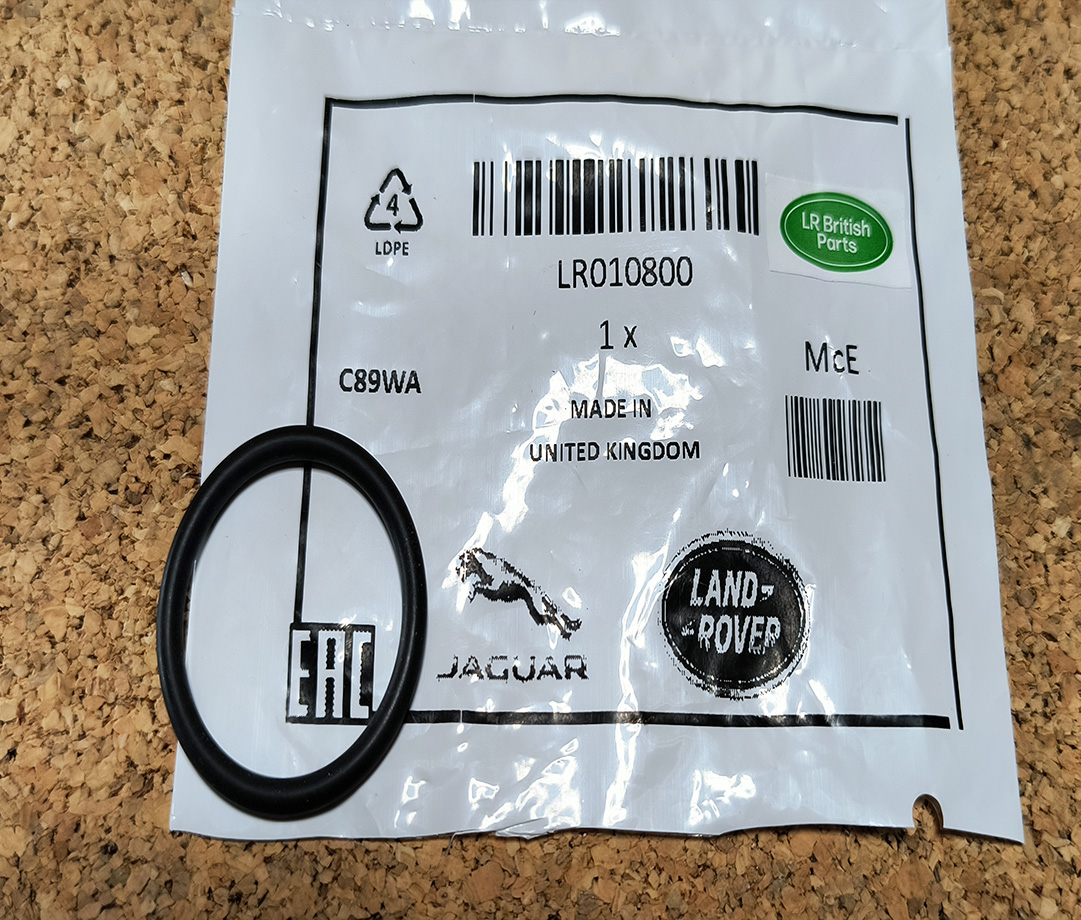 GENUINE LAND ROVER THERMOSTAT TUBE  O’RING RANGE ROVER LR4 SPORT 10-13 LR010800