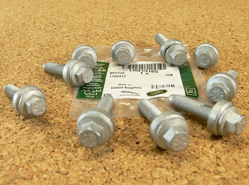 LAND ROVER EXHAUST MANIFOLD BOLT M8 X 34 SET OF 10 LR2 3.2L OEM NEW  LR019165