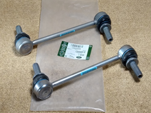 GENUINE LAND ROVER FRONT STABILIZER BAR LINK RANGE ROVER SPORT 2014 ON RANGE ROVER 2013 ON DISCOVERY 2017 ON NEW SET OF 2 LR035489
