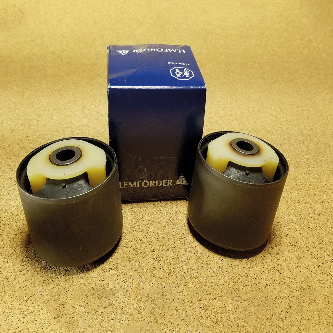 LAND ROVER REAR CONTROL ARM UPPER BUSHING FRONT LR3 LR4 LEMFÖRDER SET OF 2 NEW LR051621