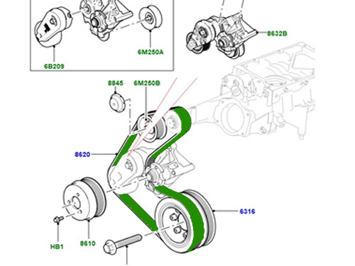 thumbnail image 2 of Bosch Fuel Injector For Land Rover LR4, Discovery 4, Range Rover Sport 3.0L V6 (LR105431) 2 of 5