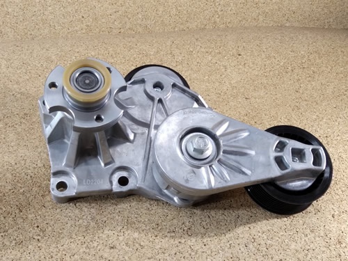 thumbnail interactive-video image 1 of Britpart 80mm Polyvee Idler Pulley – Land Rover Discovery, Range Rover P38, PQR101150 1 of 5