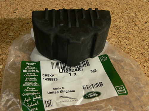 GENUINE LAND ROVER RADIATOR FRAME INSULATOR RANGE ROVER VELAR LR092467