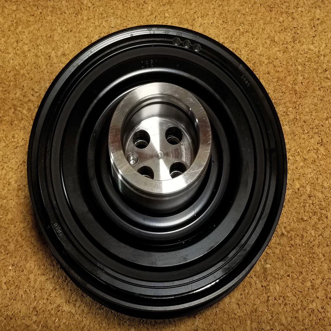 GENUINE LAND ROVER CRANKSHAFT PULLEY 2.0L RANGE ROVER EVOQUE 2016 ON ...