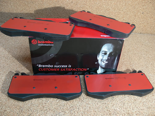 LAND ROVER FRONT BRAKE PADS RANGE ROVER 10-12 SC RANGE ROVER 13 SC RANG ROVER 13 LR114004 SET FR BREMBO