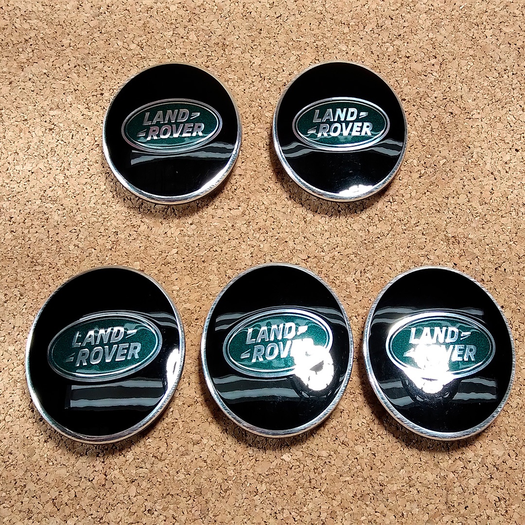 GENUINE LAND ROVER CENTER CAP WHEEL HUB COVER SET OF 5 DEFENDER