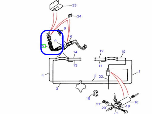 Allmakes Range Rover Classic Front Brake Flexi Hose – NRC4401 – Metric, New