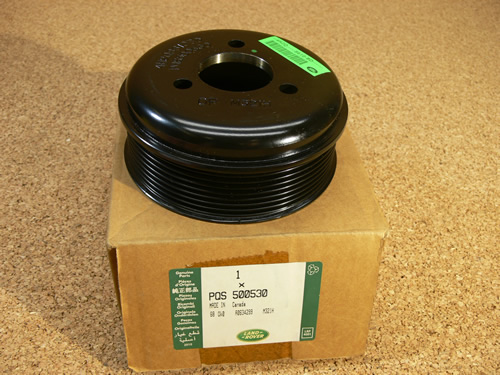 LAND ROVER DRIVE BELT PULLEY RANGE ROVER LR3 RANGE ROVER SPORT PQS500530 NEW OEM