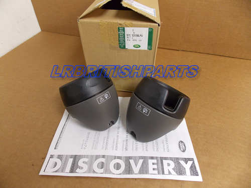 GENUINE LAND ROVER CUP HOLDER DISCOVERY I & II RANGE ROVER CLASSIC 95 GREY SET OF 2 OEM STC53156LPW