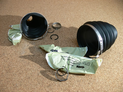 LAND ROVER FRONT DRIVESHAFT BOOT KIT RANGE ROVER SPORT 05-13 LR3 LR4 NEW TDR500110