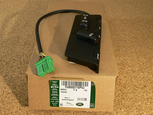 GENUINE LAND ROVER SEAT SWITCH LH LR3 RANGE ROVER SPORT 05-09 NEW YUB500170PVJ
